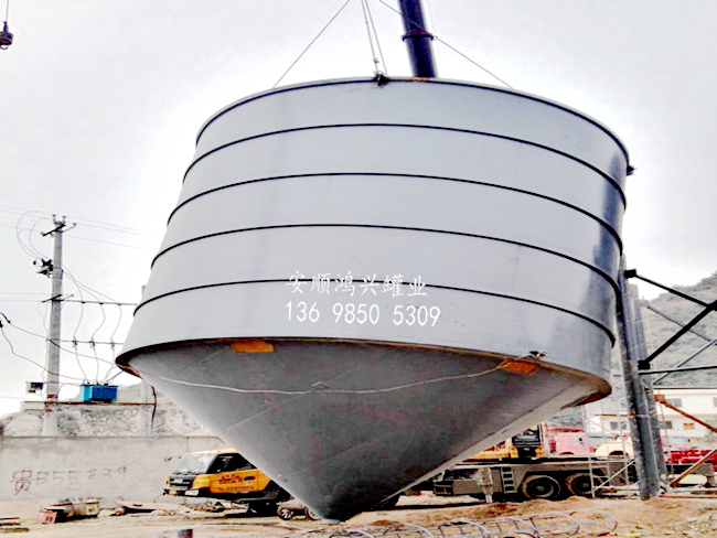 500噸水泥罐施工現場 500噸水泥罐施工現場